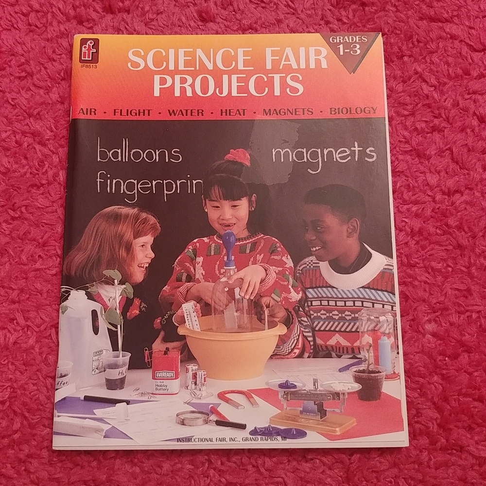 4/$15 🌻 NWT Grades 1-3 Science Fair Projects School Workbook